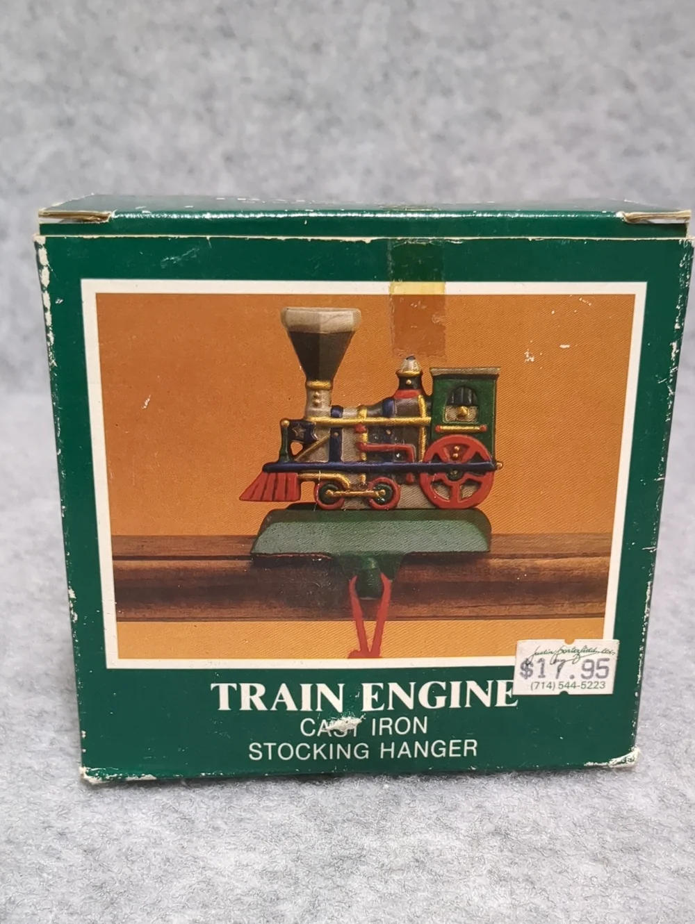 Midwest train engine cast iron stock hanger NIB
